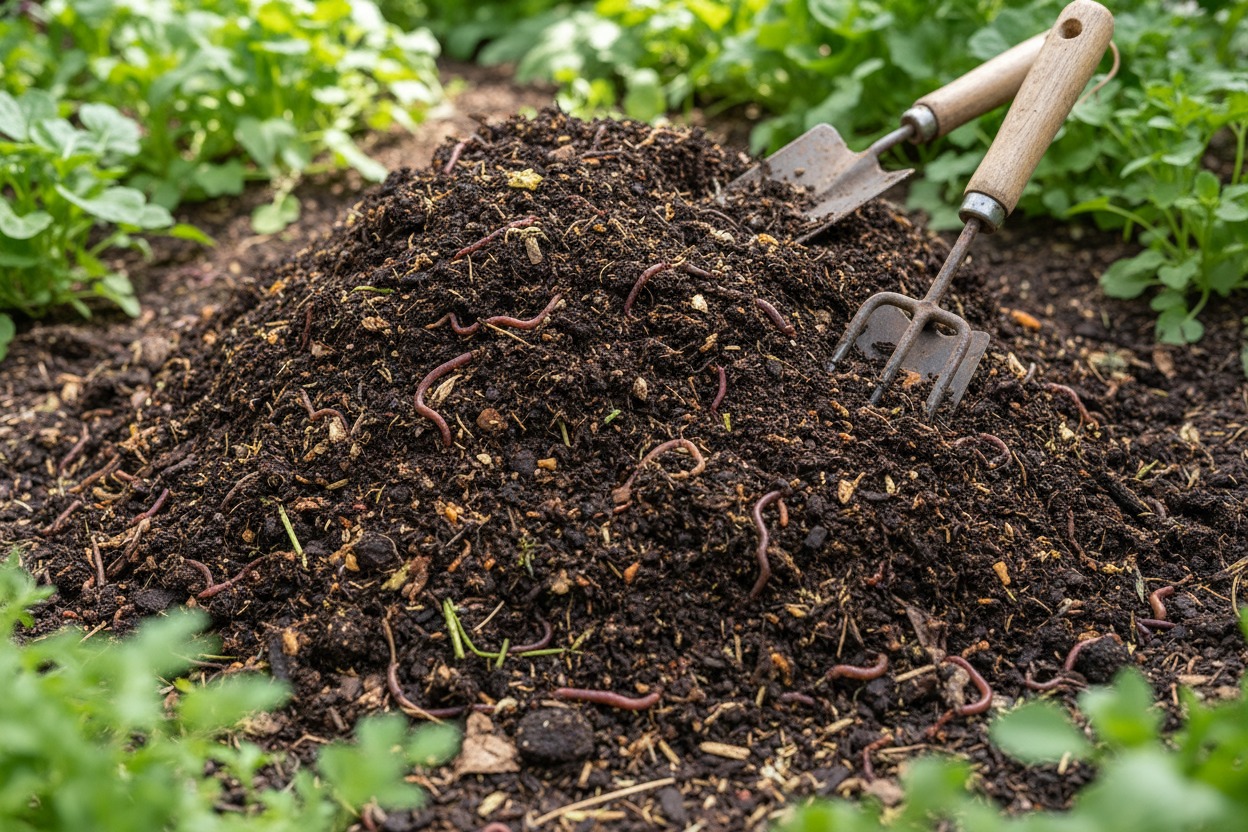 compost de lombrices orgánico