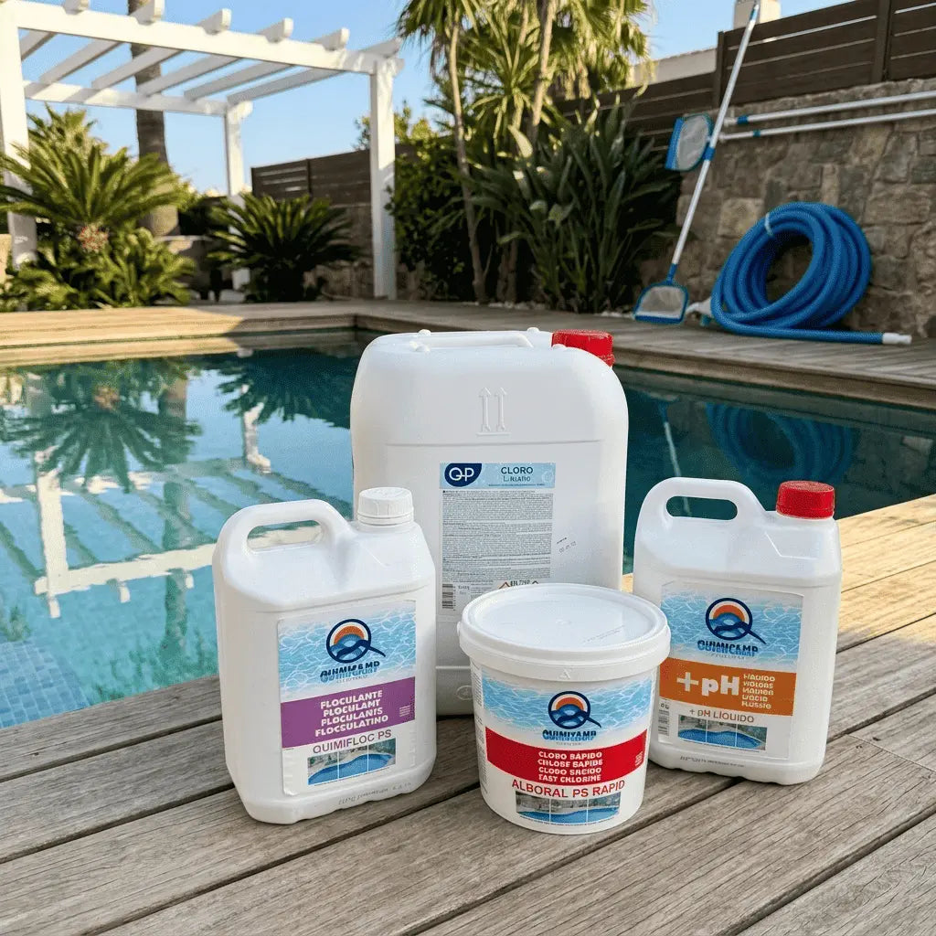 Productos para mantenimiento de piscina