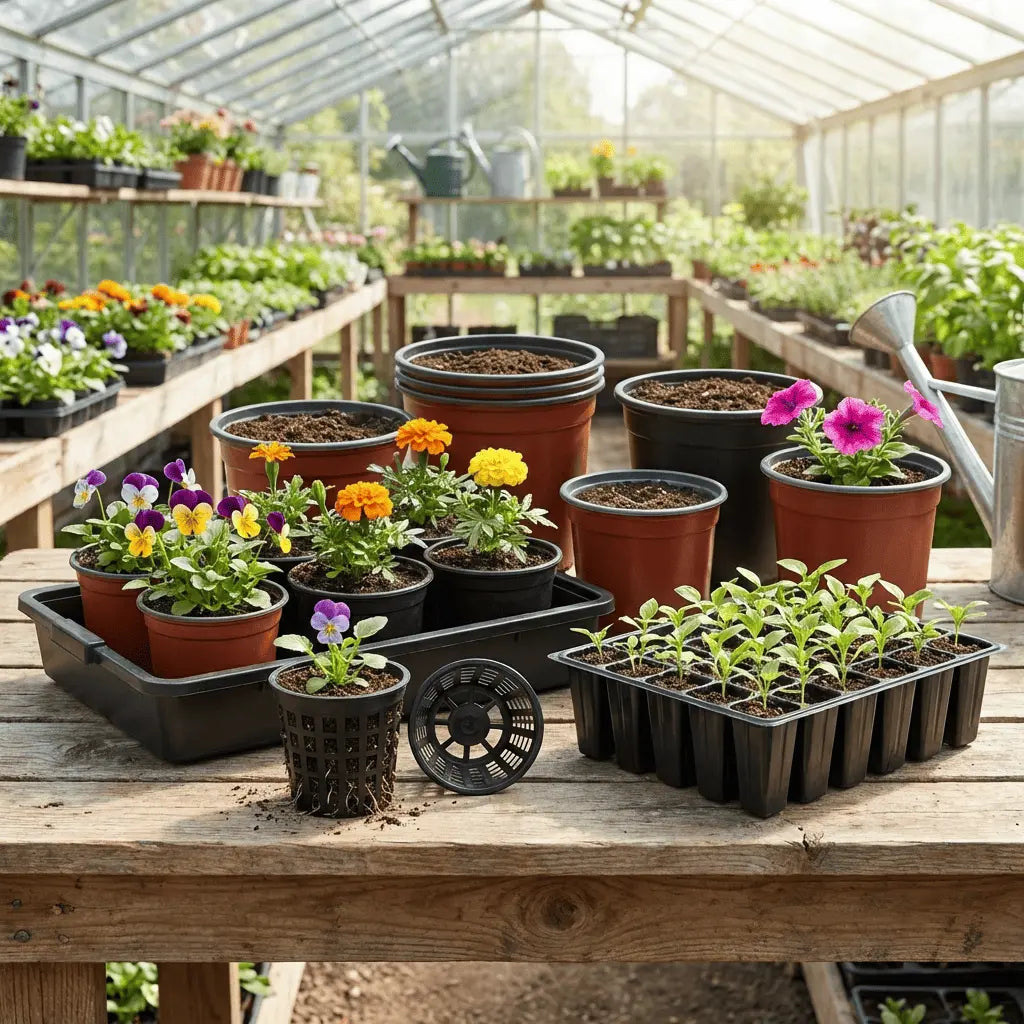 Bandeja de semillero termoformada con alveolos para propagación y germinación de plantas