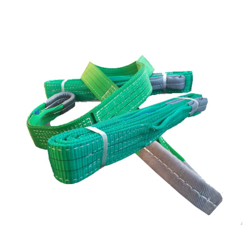 Eslinga Plana Doble Banda AFT – Alta resistencia 2000 kg (verde) y 3000 kg (amarilla)
