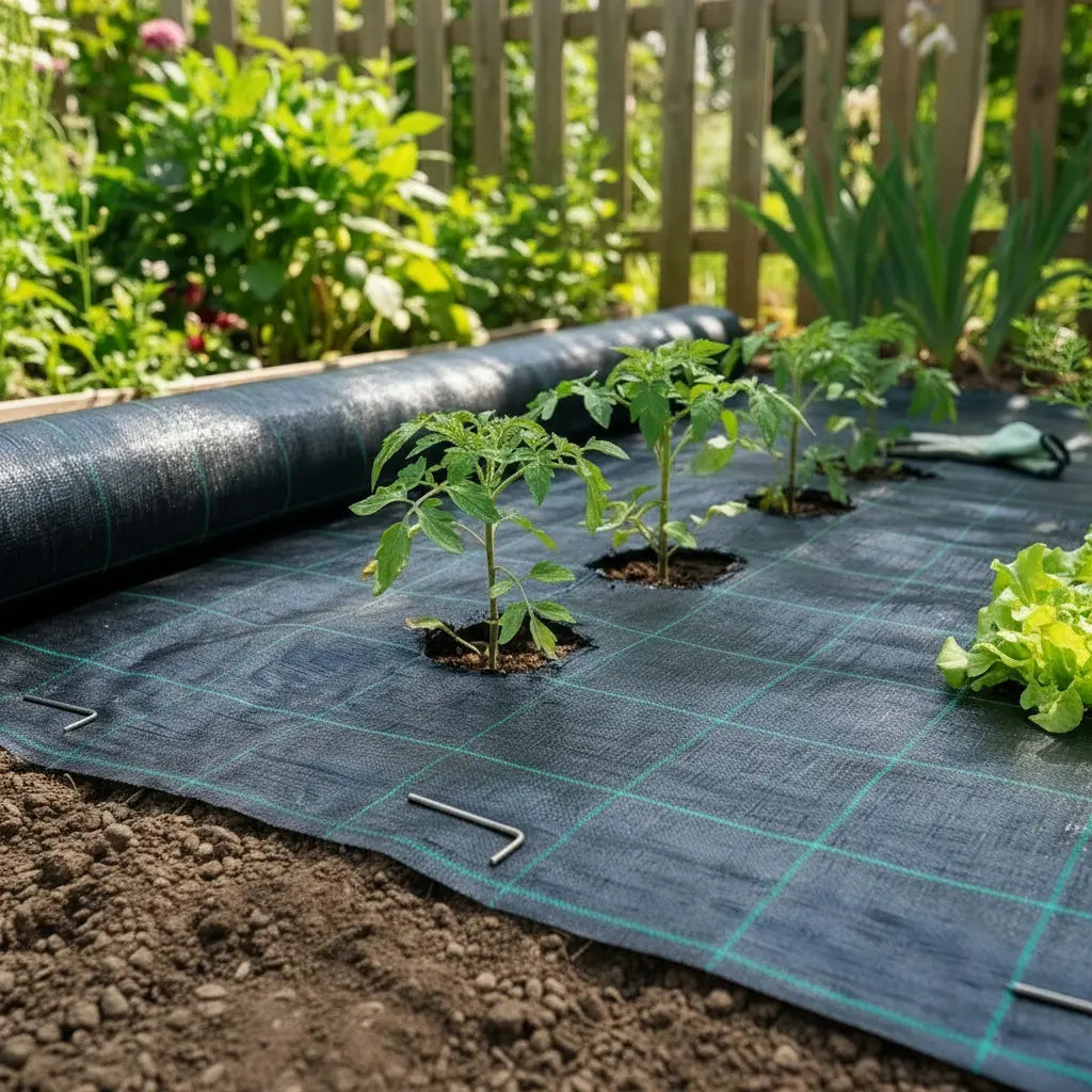 Malla Antihierbas Profesional (100g y 130g) | Rollos de 100 metros para Agricultura y Paisajismo