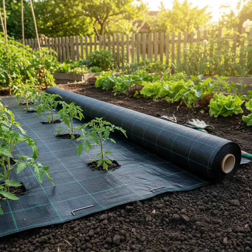 Malla Antihierbas Profesional (100g y 130g) | Rollos de 100 metros para Agricultura y Paisajismo