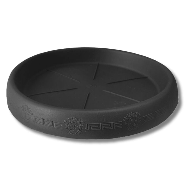 Plato Hondo Decorativo Redondo | Protección y Elegancia para Macetas de Jardín y Hogar