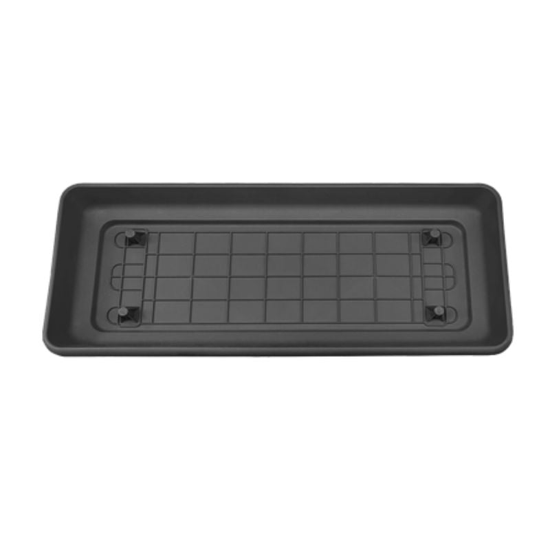 Plato MAXI para Jardinera MAXI-CASSETTA | Protector Rectangular Anti-Fugas 60, 80 y 100 cm