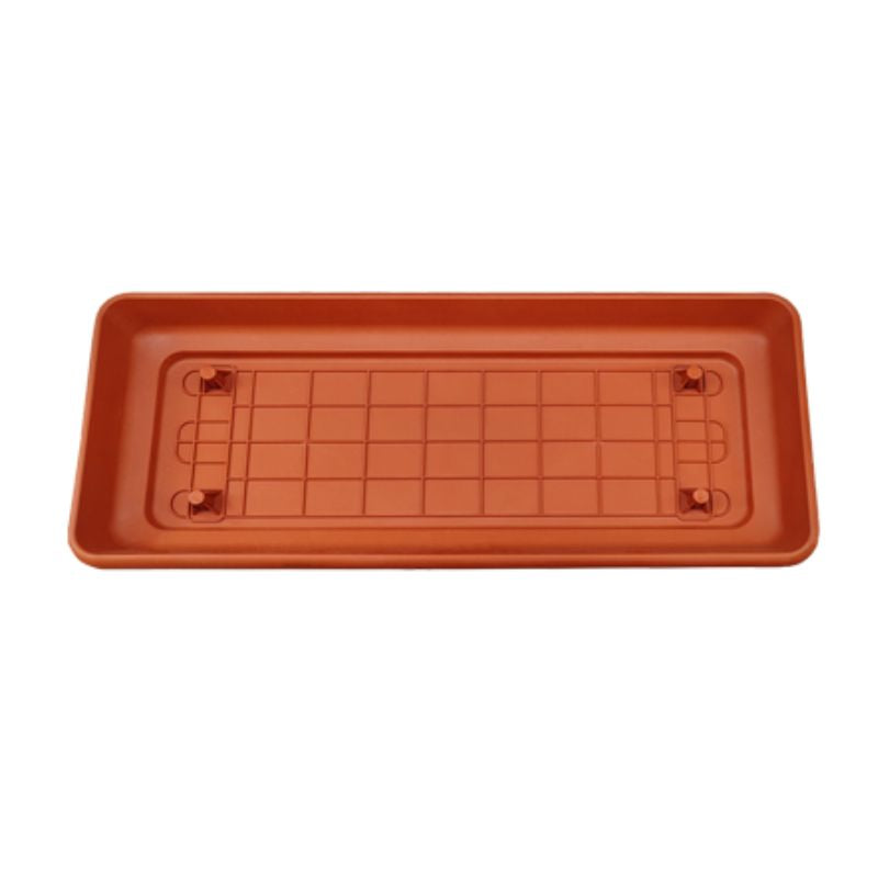Plato MAXI para Jardinera MAXI-CASSETTA | Protector Rectangular Anti-Fugas 60, 80 y 100 cm