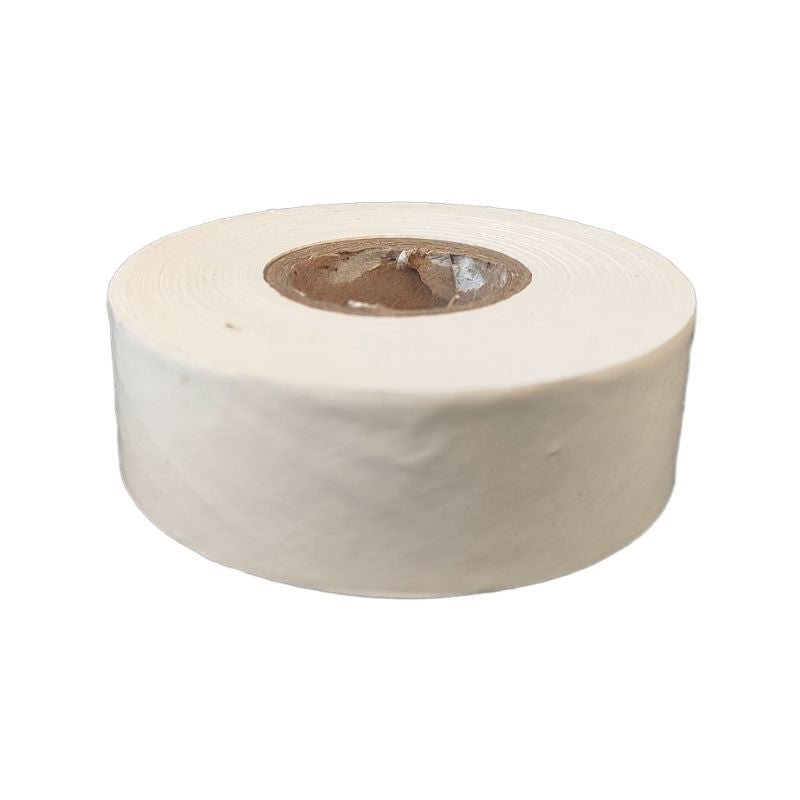 Cinta de plástico para marcado de árboles de color blanco