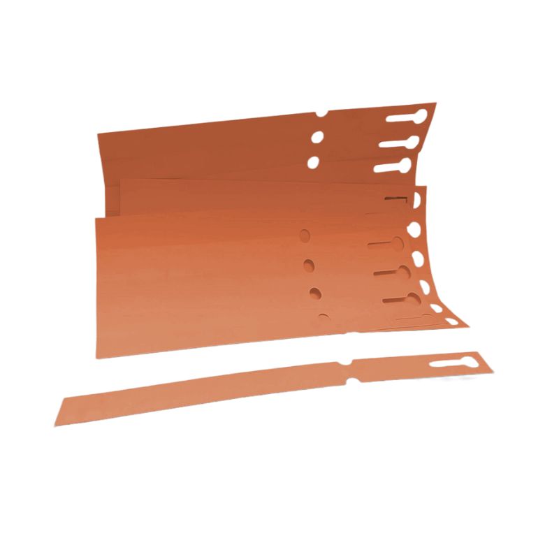 Pack de Etiquetas envolventes para marcar plantas de color naranja
