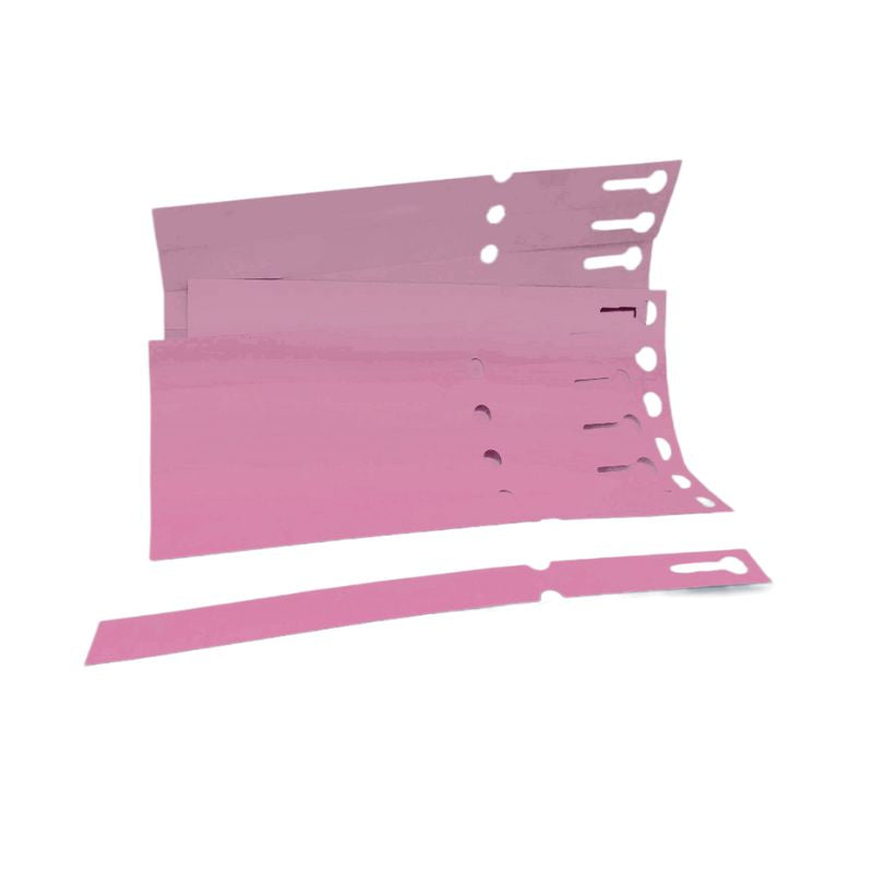 Pack de Etiquetas envolventes para marcar plantas de color rosa