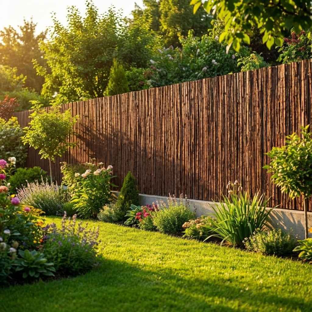 Brezo de corteza de pino simple cara – Ocultación natural, elegante y sin mantenimiento