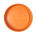  Plato Cigno redondo para macetas de color marrón terracota