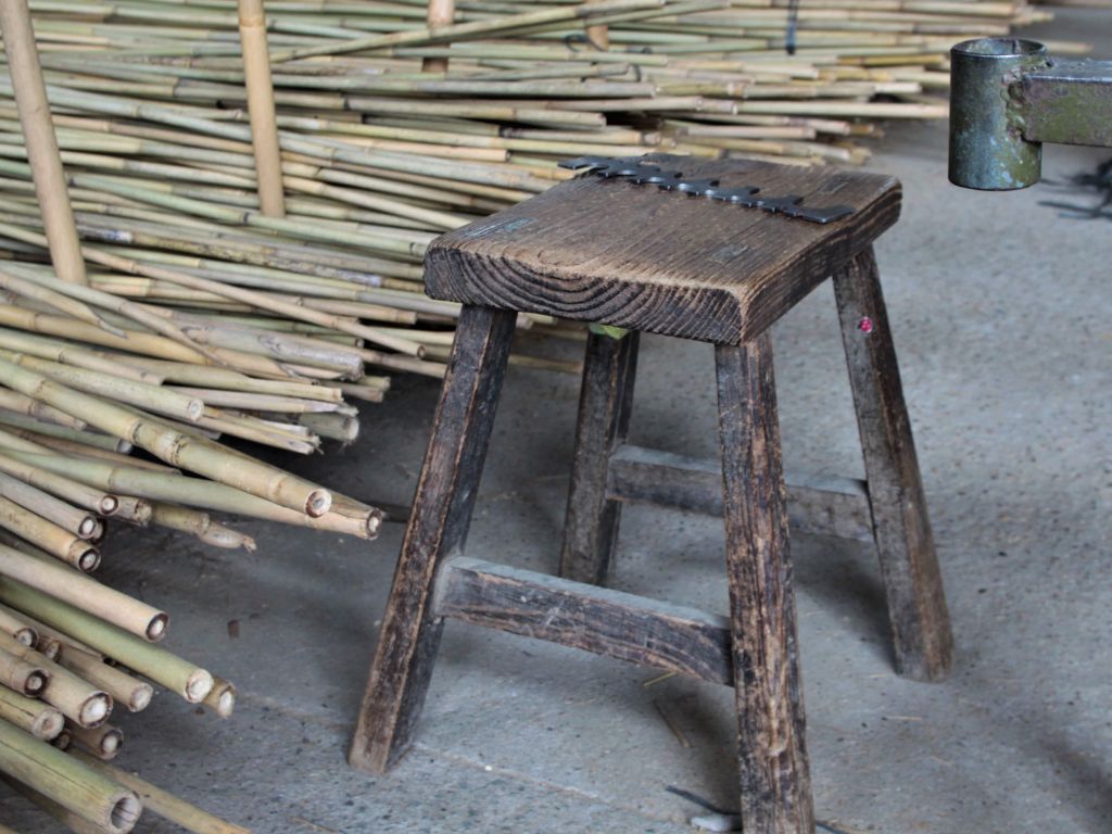 tutores de bambu naturales calibrados a mano