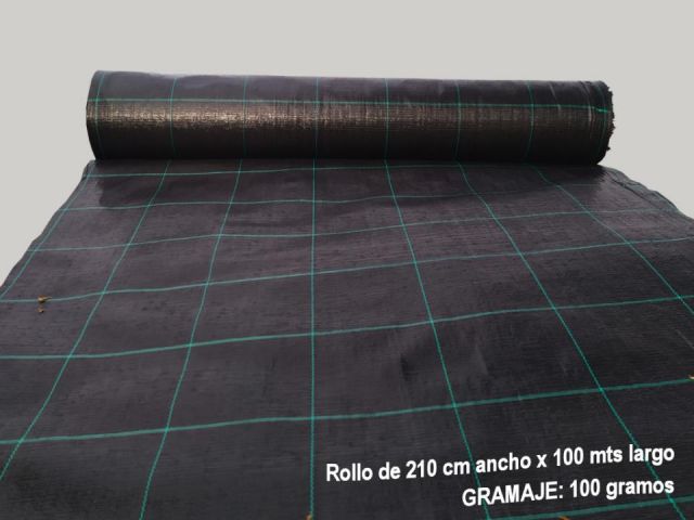 MALLA ANTIHIERBAS -100gr. ROLLO 1,50 X 100 METROS