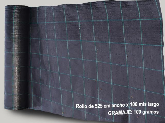 MALLA ANTIHIERBAS -100gr. ROLLO 4,20 X 100 METROS