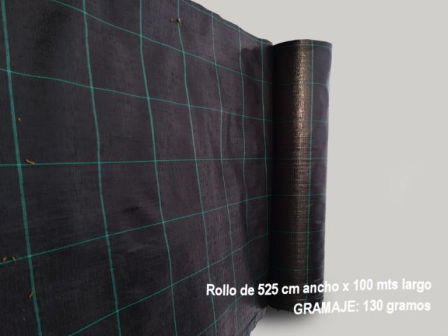 MALLA ANTIHIERBAS -130gr. ROLLO 4,20 X 100 METROS