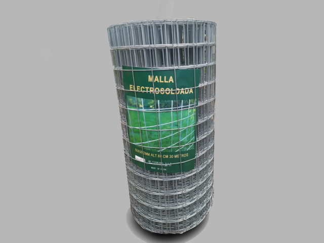 MALLA ELECTROSOLDADA-0,30 M. ALT. 3MM 50x50 25M